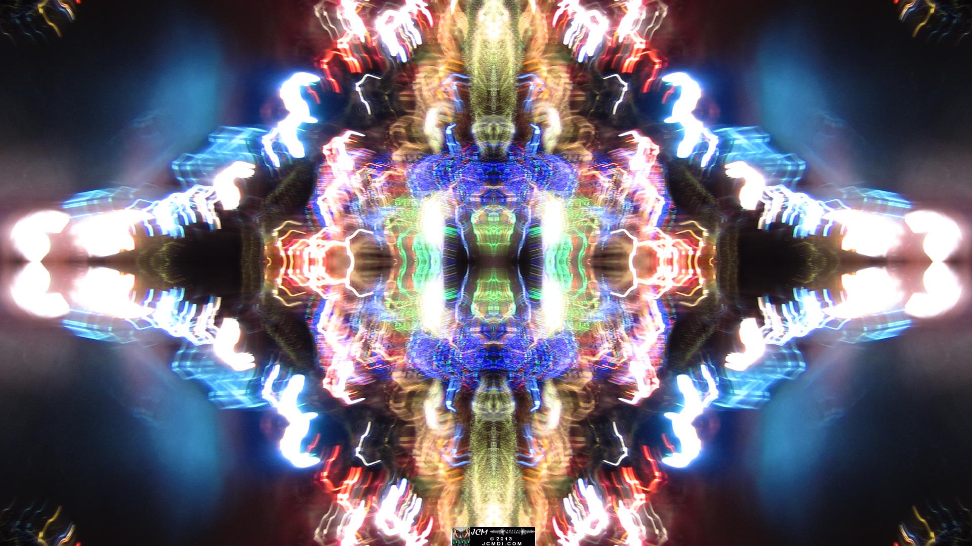 Wakefield Holiday Lightshow 2013 Quadroscopic long exposure artwork